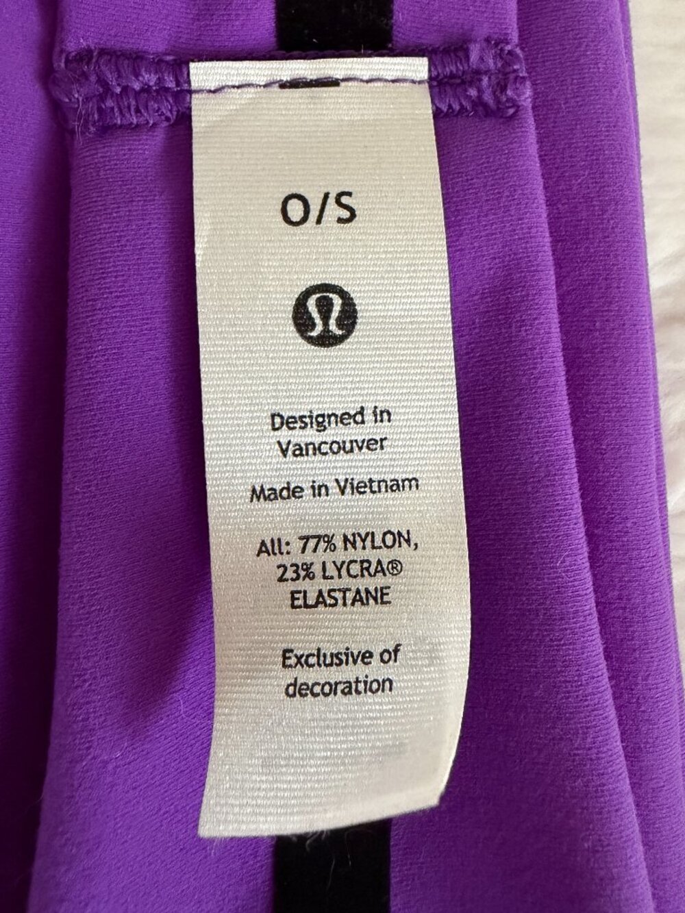 Lululemon Womens Wunder Train Wide Purple Headband - Picture 6 of 7